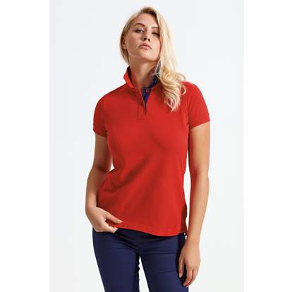 Image produit alternative Polo contrasté femme