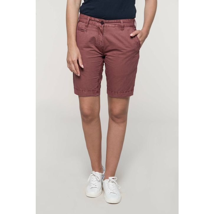 Image produit alternative Bermuda aspect délavé femme