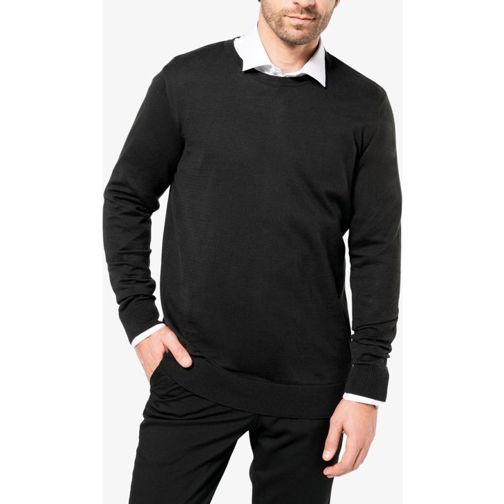 Image produit alternative Pull Supima® col rond homme