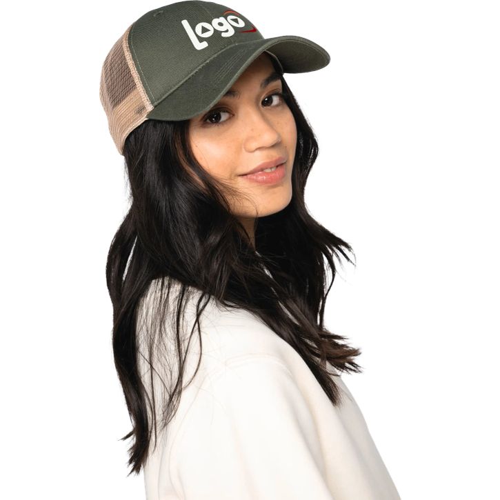 Image produit Casquette trucker 6 panneaux unisexe