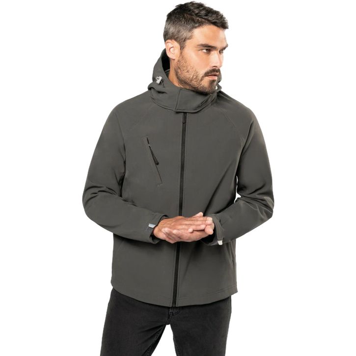 Image produit alternative Veste softshell à capuche homme