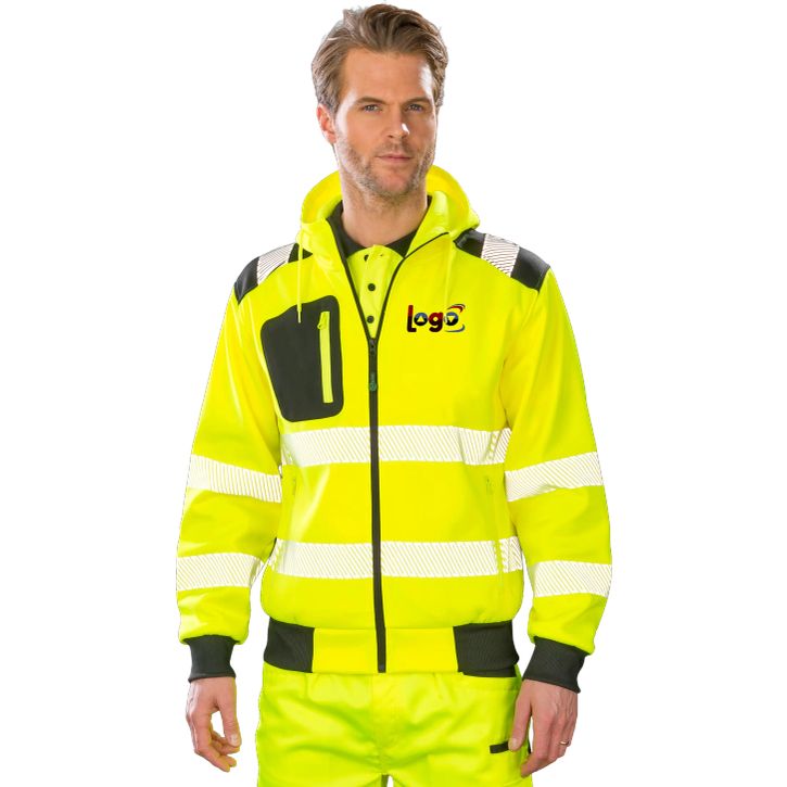 Image produit alternative Recycled zipped safety hoody