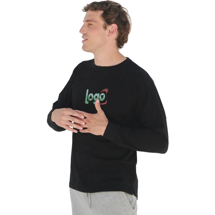 Image produit alternative Unisex drop shoulder slogan top