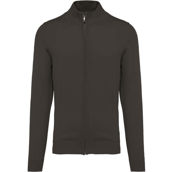 Cardigan zippé homme