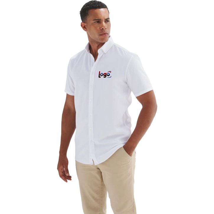 Image produit alternative Men's short sleeved 'cotton feel' coolplus® shirt