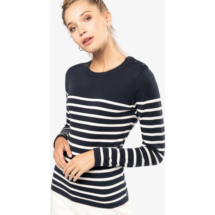 Image produit alternative Pull marin femme