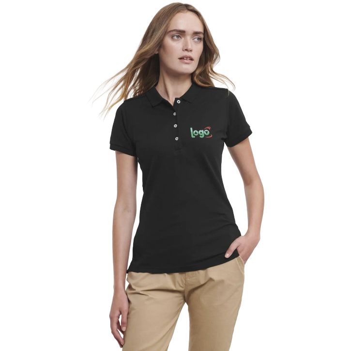 Image produit alternative Polo stretch ajusté femme