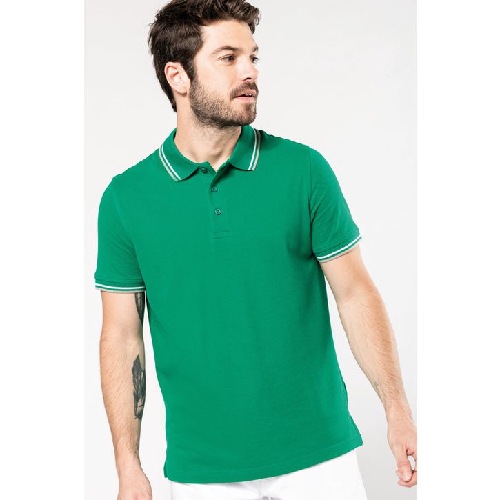 Image produit alternative Polo maille piquée manches courtes homme