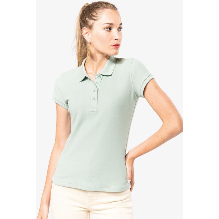Image produit alternative Polo piqué BIO manches courtes femme 