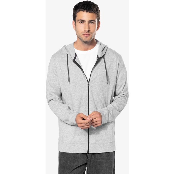 Image produit alternative Veste coton légère à capuche 