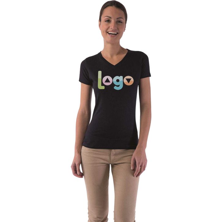 Image produit Ladies' no label V-neck t-shirt