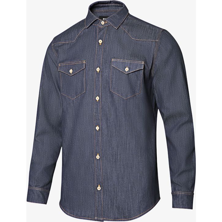 Image produit alternative Chemise stretch en denim homme
