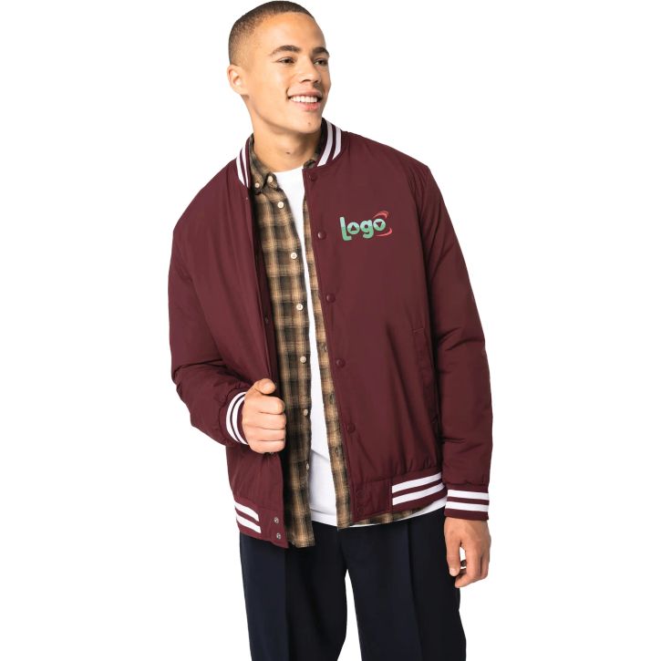 Image produit Veste teddy rembourrée unisexe