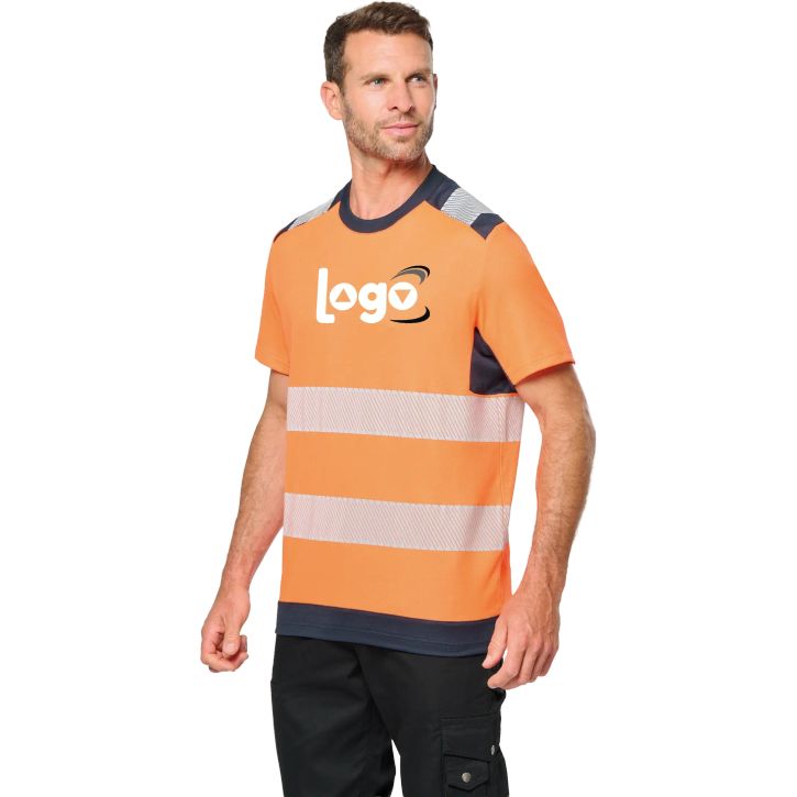 Image produit alternative T-shirt de sécurité recyclé manches courtes unisexe