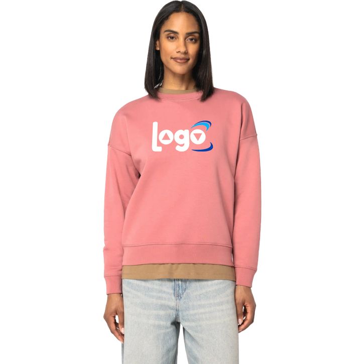 Image produit Sweat-shirt à col rond à épaules tombantes femme