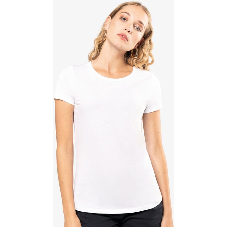 Image produit alternative T-shirt Supima® col rond manches courtes femme