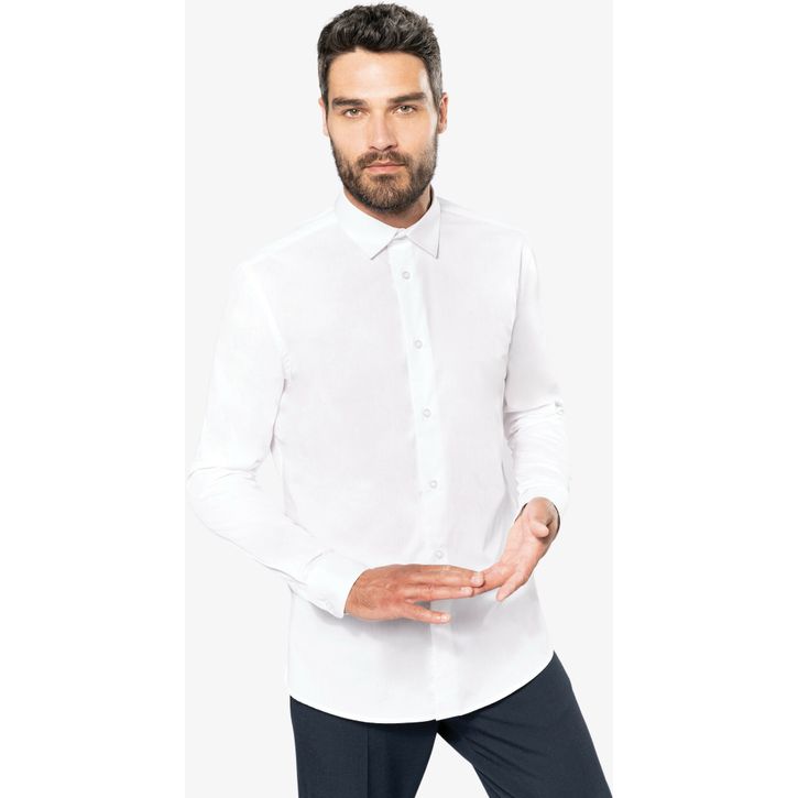 Image produit alternative Chemise popeline manches longues homme 