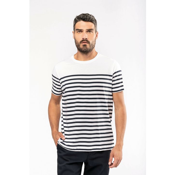 Image produit alternative T-shirt marin col rond Bio homme