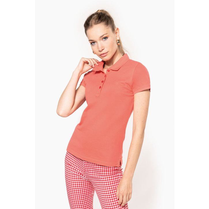 Image produit alternative Polo piqué manches courtes femme 