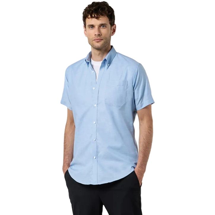 Slim Fit Workwear Oxford Shirt Short Sleeve