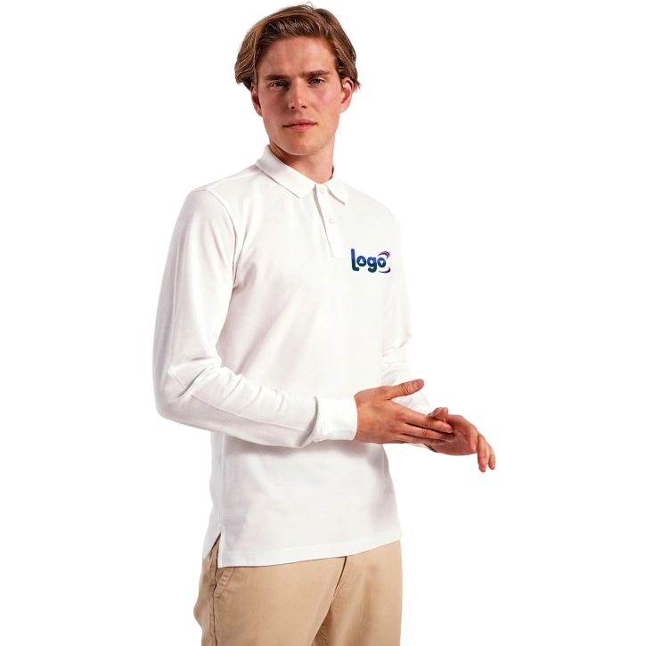 Image produit alternative Polo coupe classique à manches longues homme