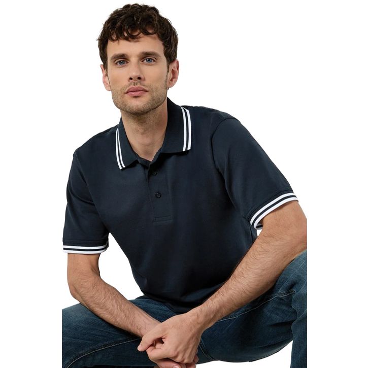 Tipped Collar Polo