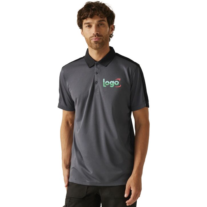 Image produit alternative Men's Contrast Coolweave Quick Wicking Polo Shirt