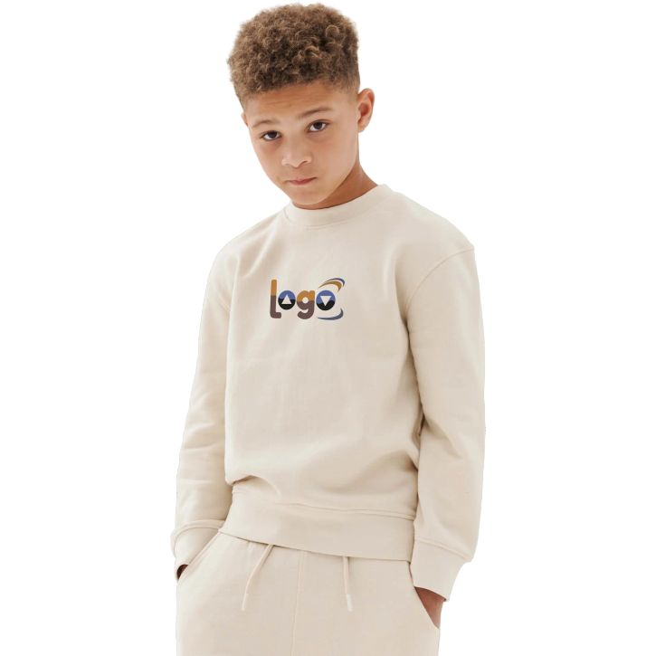 Image produit alternative Kids' sustainable fashion curved hem sweat