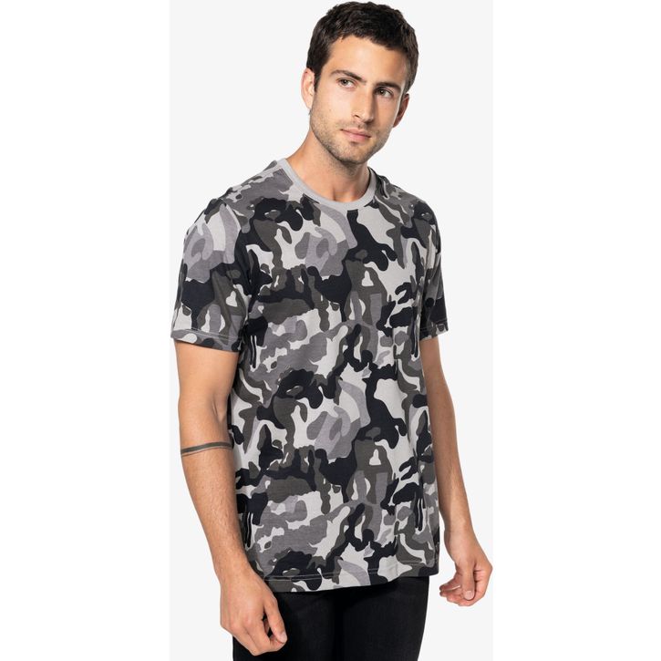 Image produit alternative T-shirt camo manches courtes homme