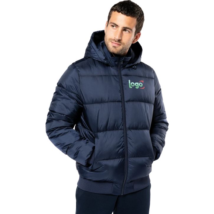 Image produit alternative Veste unisexe ripstop recyclée à capuche 