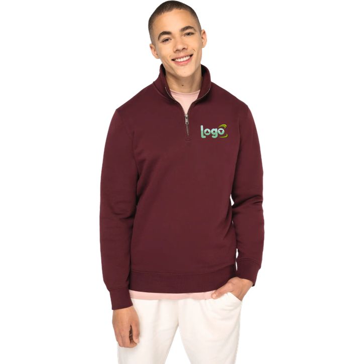 Image produit Sweat-shirt à col montant zippé homme