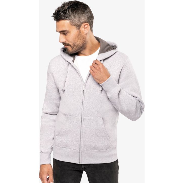Image produit alternative Sweat-shirt zippé capuche unisexe
