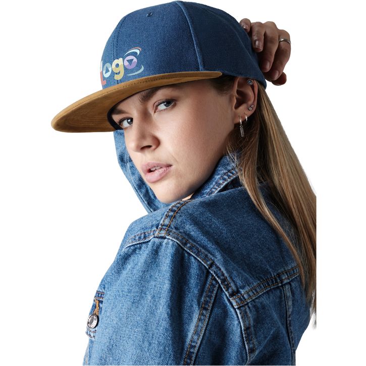 Image produit alternative Snapback à visière en daim