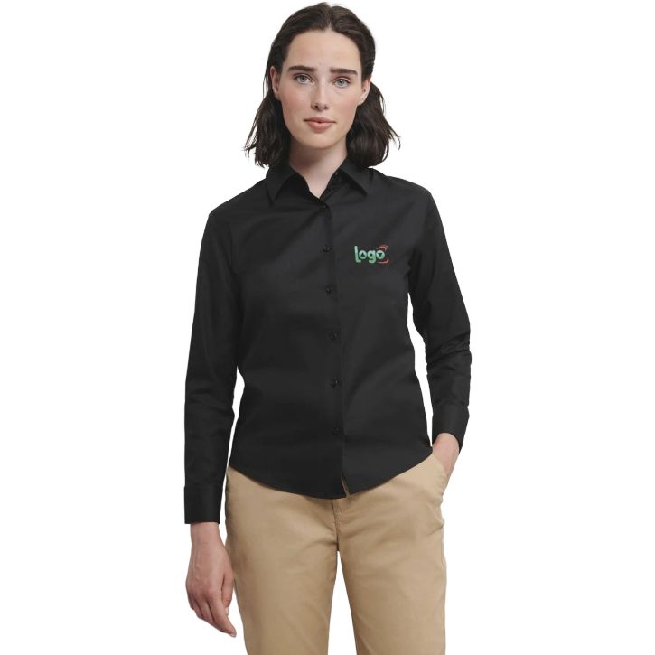 Image produit alternative Chemise Oxford cintrée manches longues femme