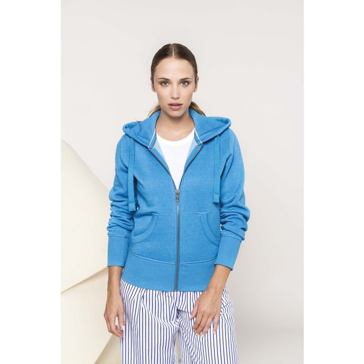 sweat zippé femme